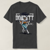 Tony Dorsett Dallas Triangle Name TShirt (Design vorne)