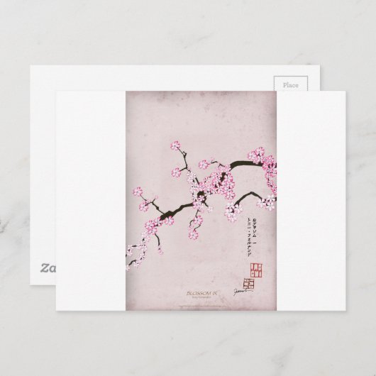 Tony fernandes antike Blüte 9 Postkarte (Vorne/Hinten)