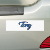 Tony Name blue Aufkleber Sticker Autoaufkleber (Auf Auto)