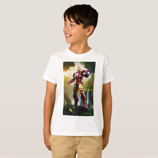 Tony Stark beste Qualität im Ikonstil T-Shirt (Vorne ganz)