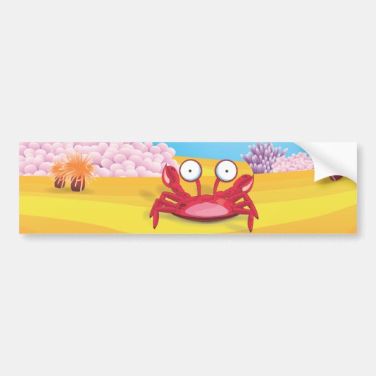 Tony the Crab Autoaufkleber (Vorne)
