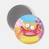 Tony the Crab Magnet (Vorderseite/Rückseite)