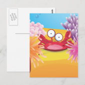 Tony the Crab Postkarte (Vorne/Hinten)