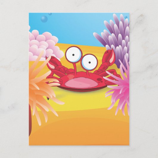 Tony the Crab Postkarte (Vorderseite)