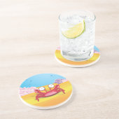 Tony the Crab Sandstein Untersetzer (Seite)
