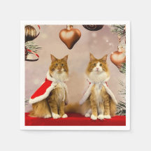 Tony und Teddy Holiday Napkins