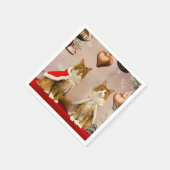 Tony und Teddy Holiday Napkins Serviette (Ecke)