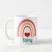 Tony Vintag Boho Rainbow Kaffeetasse (Links)