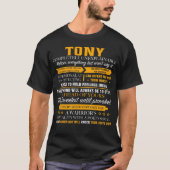 Tony völlig unerklärlich T-Shirt (Vorderseite)