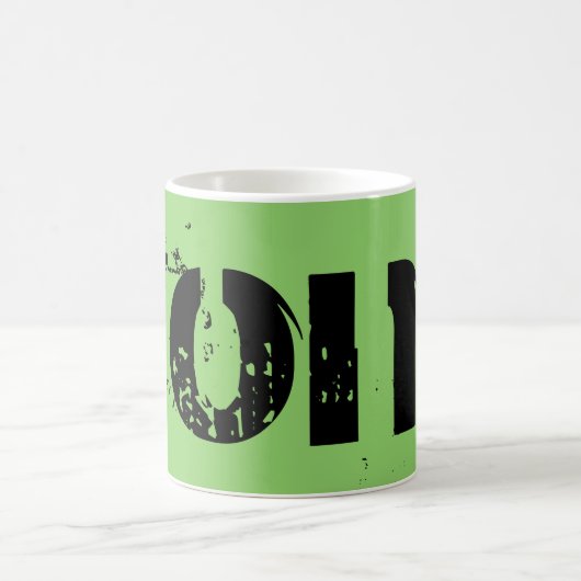 Tony vom Waisenschwarzen, Blockschrift, groß Kaffeetasse (Mittel)