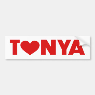 Tonya-Liebe Autoaufkleber