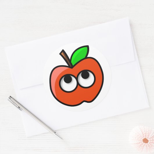 Tonymacx86 Apfelkleber Runder Aufkleber (Umschlag)