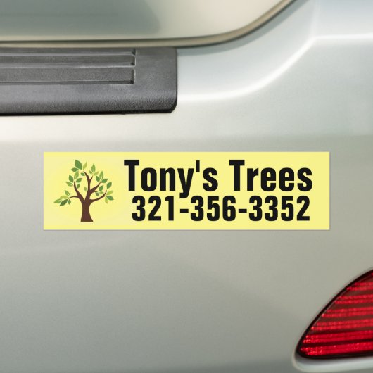 Tony's Trees Autoaufkleber (Auf Auto)
