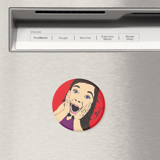 Tonza Screaming Girl Magnet (In Situ (Geschirrspüler))