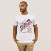 Too American - 4th of July Hotdog Humor Tee (Vorne ganz)