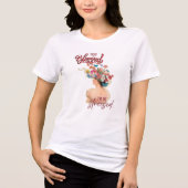 Too Blessed to be Stressed T-Shirt Tri-Blend Shirt (Vorderseite)