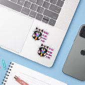 Too Cold To Care Too Sweet To Melt Aufkleber (Laptop mit iPhone)