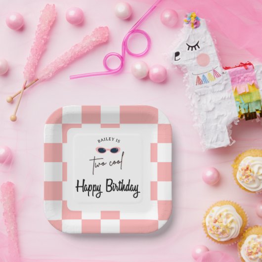 Too Cool 2nd Birthday  Pappteller (Party)