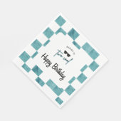 Too Cool 2nd Birthday  Serviette (Ecke)