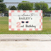 Too Cool 2nd Birthday Welcome Banner (Insitu)