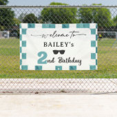 Too Cool 2nd Birthday Welcome Banner (Insitu)