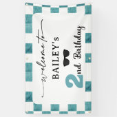 Too Cool 2nd Birthday Welcome Banner (Vertikal)