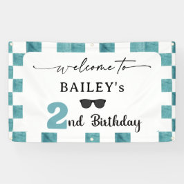 Too Cool 2nd Birthday Welcome Banner