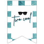 Too Cool 2nd Birthday  Wimpelkette (Erste Fahne)