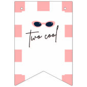 Too Cool 2nd Birthday  Wimpelkette (Erste Fahne)