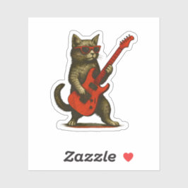 Too cool to meow aufkleber