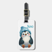 Too Cool to Waddle Gepäckanhänger (Vorderseite vertikal)