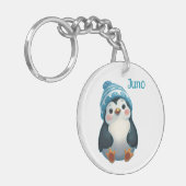 Too Cool to Waddle Schlüsselanhänger (Vorderseite links)