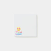 Too Cute Emoji Post-it Klebezettel (Vorderseite)