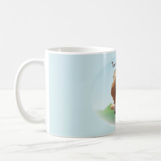 Too cute for a Ruffian Kaffeetasse (Links)