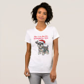 Too Cute for the Naughty List Schnauzer Shirt (Vorne ganz)