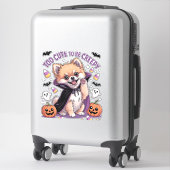 Too Cute to be Creepy Halloween Tee PNG Aufkleber (Koffer)