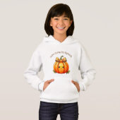Too Cute to Spook – Adorable Pumpkin Hoodie  (Vorne ganz)