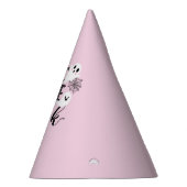 Too Cute to Spook Cute Ghost Pink Halloween Partyhütchen (Rechts)