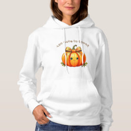 Too Cute to Spook – Fun Pumpkin Hoodie