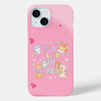 Too Cute to Stress – Funny Cute  Case-Mate iPhone Hülle