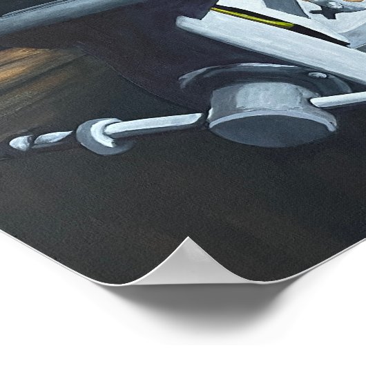 Too. Daises in a vise poster (Ecke)