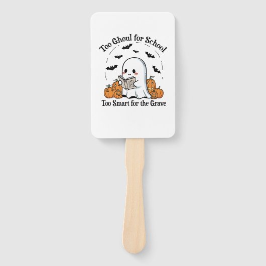 Too Ghoul for School Halloween Fächer (Vorderseite)