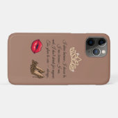 Too Glam To Care – Chic Quote Case-Mate iPhone Hülle (Rückseite (Horizontal))