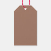 Too Glam To Care – Chic Quote Geschenkanhänger (Rückseite)