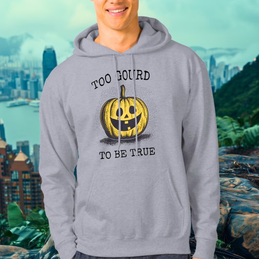 Too Gourd to Be True - Classic Pumpkin Hoodie