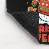 Too Hot For Christmas Sweaters Funny Snowman Tee Mousepad (Ecke)