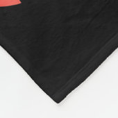 Too Hot For Ugly Christmas Sweater Funny Holiday Fleecedecke (Ecke)