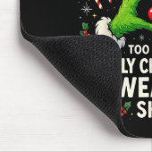 Too Hot For Ugly Christmas Sweaters Funny Holiday Mousepad (Ecke)