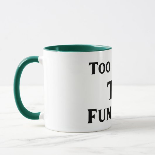 Too Jolly To Function Christmas Mug Tasse (Links)