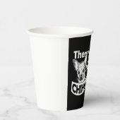 Too Many Chihuahuas Pappbecher (Rechts)